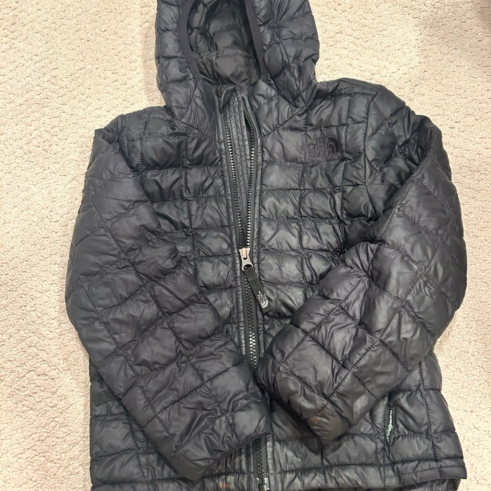 The North Face Black Thermoball Puffer Jacket Kids